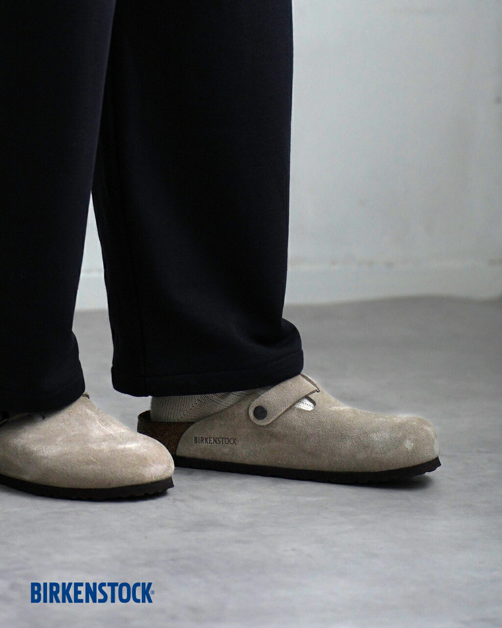 Birkenstock Boston ソフトフットベッド スエード モカ Birkenstock】Boston スエードレザー ソフトフットベッド