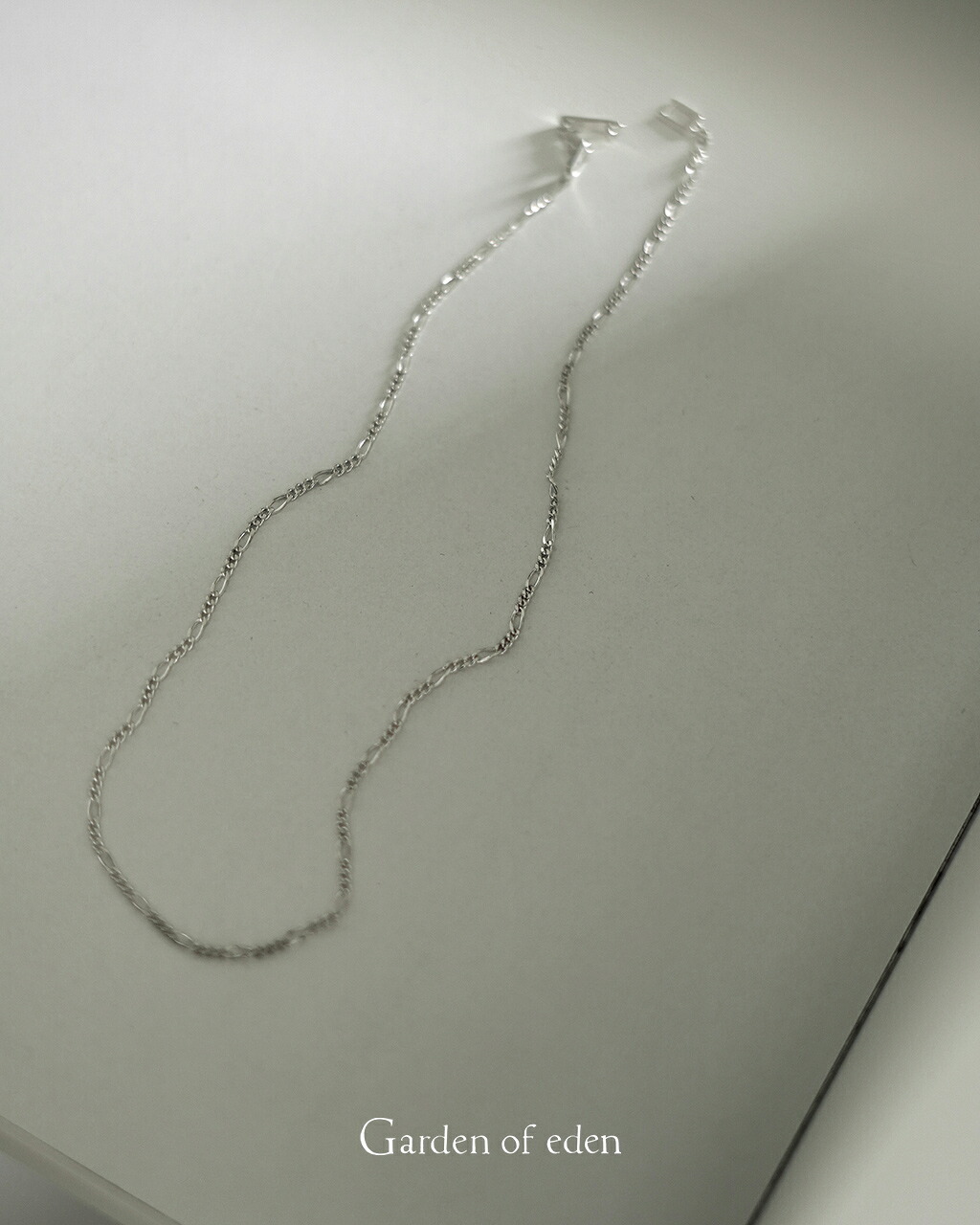 ガーデンオブエデン Garden of eden フィガロチェーンネックレス ユニセックス FIGARO CHAIN NECKLACE / 1 LONG 3 SHORT (wide:2.5mm) ED26SS-029 チェーンネックレス シルバーネックレス シルバー925 silver925 1204|Crouka LR/クローカ エルアール