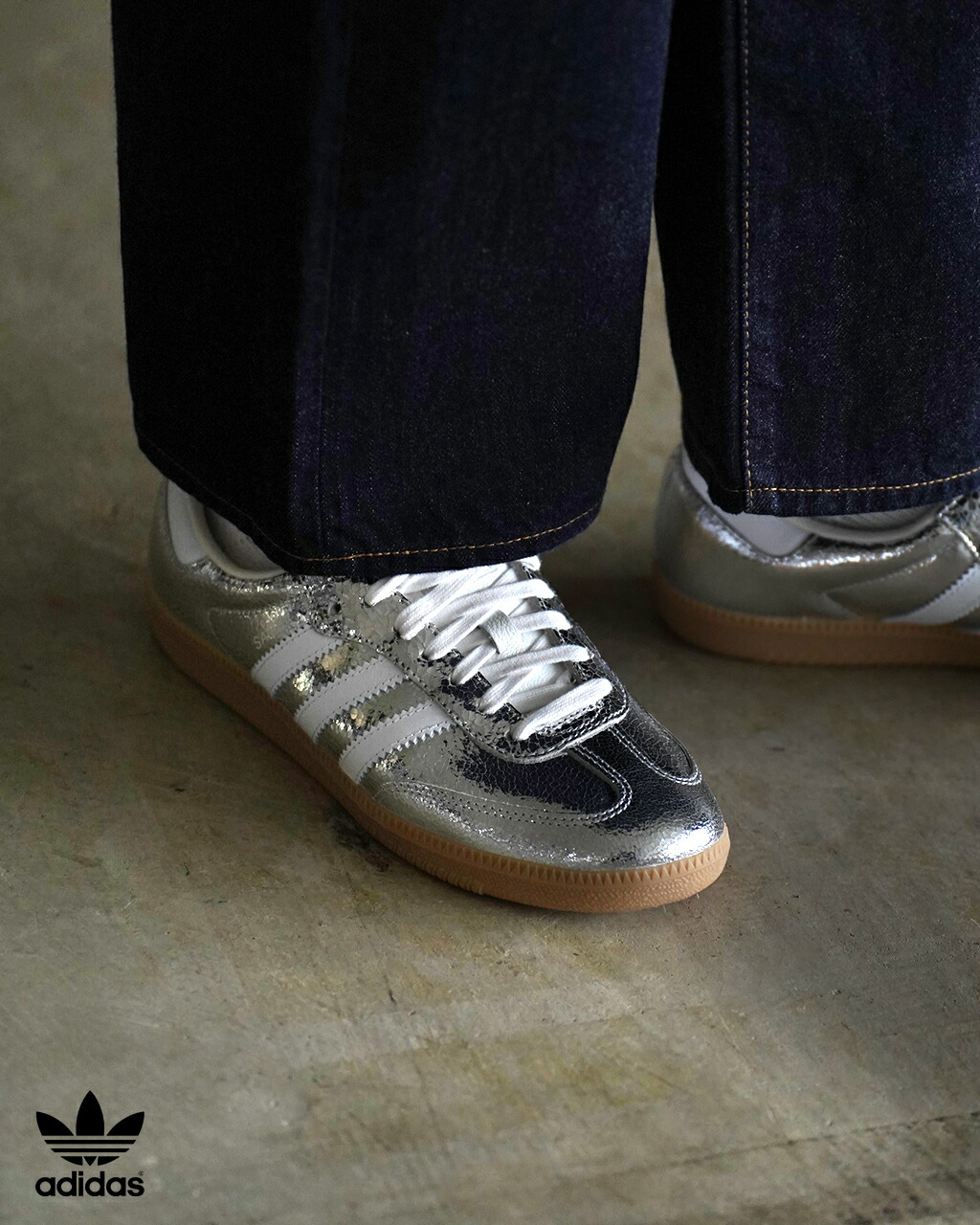 【SALE！20%OFF】アディダス オリジナルス adidas originals サンバ OG W スニーカー メンズ レディース SAMBA OG W ローカット レースアップ シューズ 靴 シルバーメタリック JR0035 1219【レビュー企画対象】