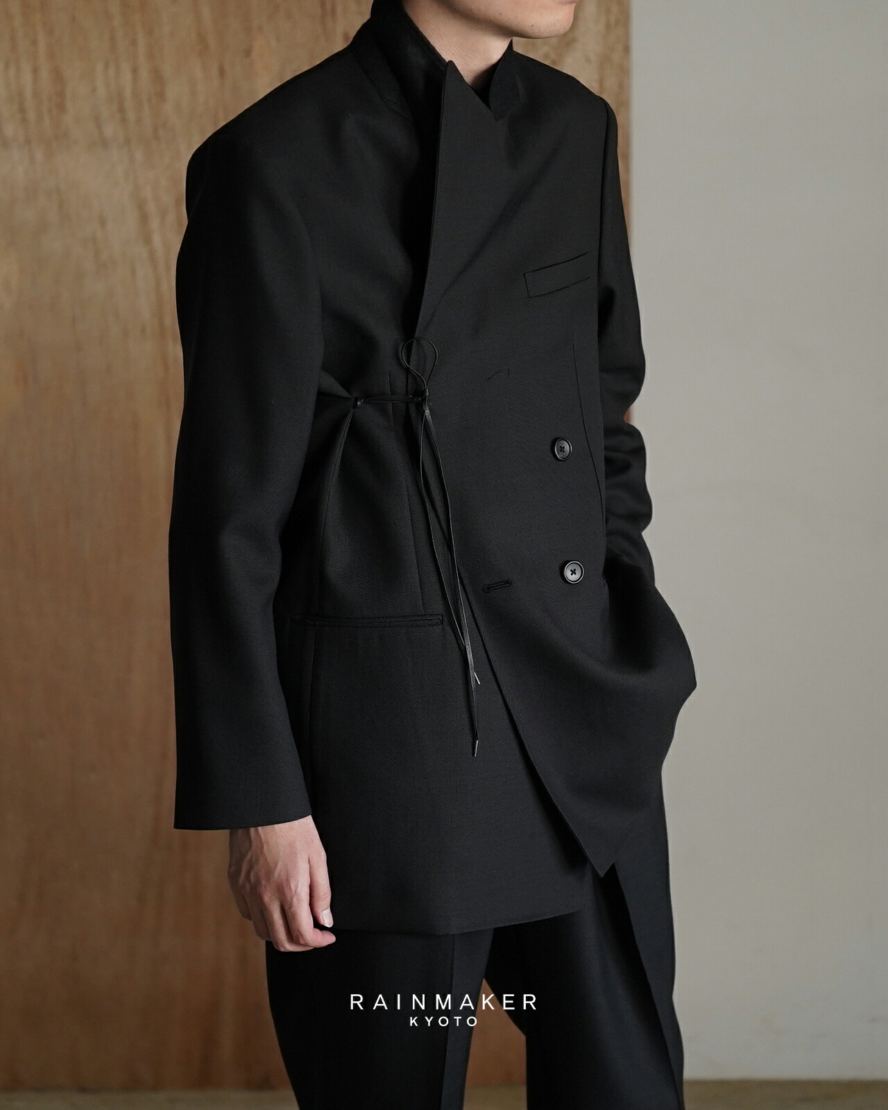 【SALE!30%OFF】レインメーカー RAINMAKER ダブルブレストロングジャケット メンズ DOUBLE BREASTED LONG JACKET RM261-006 セットアップ スーツ ダブルジャケット テーラードジャケット 4つボタン ウール 背抜き ピークドラペル xp10|Crouka LR/クローカ エルアール