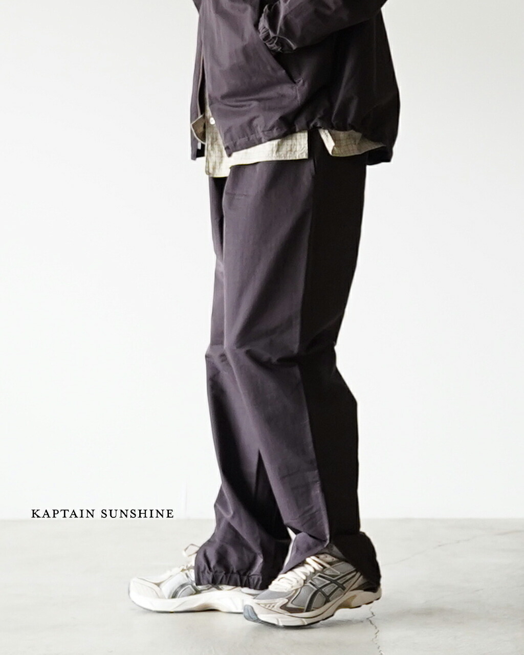 キャプテンサンシャイン KAPTAIN SUNSHINEトラックパンツ メンズ Track Pants KS26SPT11 イージーパンツ 裾ジップ ファスナー付き セットアップ 0207【レビュー企画対象】 xp10