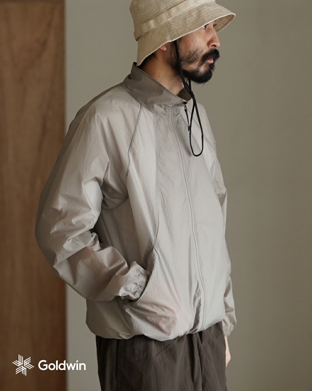 【SALE!20%OFF】ゴールドウイン Goldwin シアー ナイロン ウインド ジャケット メンズ Sheer Nylon Wind Jacket GL16144 ナイロンジャケット シースルー ブルゾン 0314|Crouka LR/クローカ エルアール