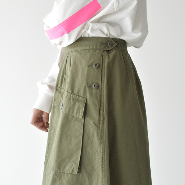 楽天市場 オアスロウ Orslow カーゴ ロングスカート Cargo Skirt ロング丈 マキシ丈 レディース ボトムス 00 4028 Crouka クローカ