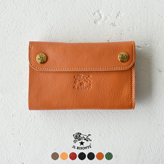 楽天市場 イルビゾンテ Il Bisonte コンパクト 三つ折り ウォレット 財布 スナップボタン レディース メンズ 財布 3 送料無料 1212 Crouka クローカ