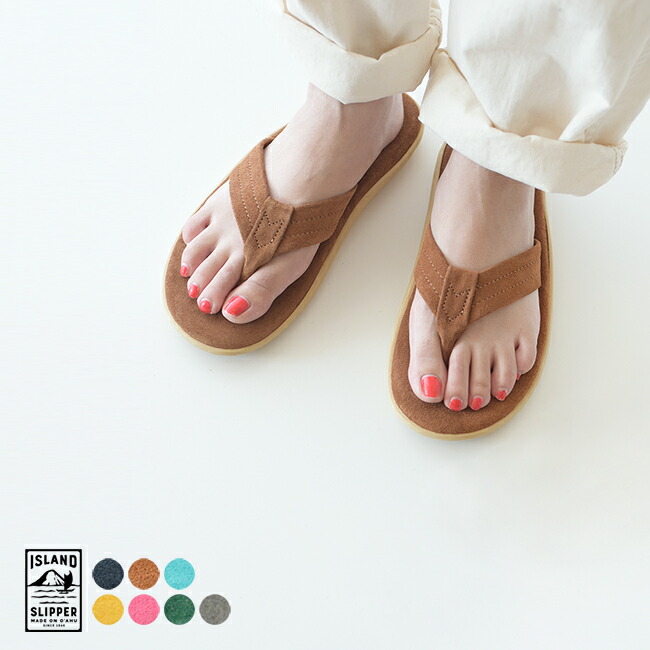 5分ほど試着　island slipper アイランドスリッパ　サンダル