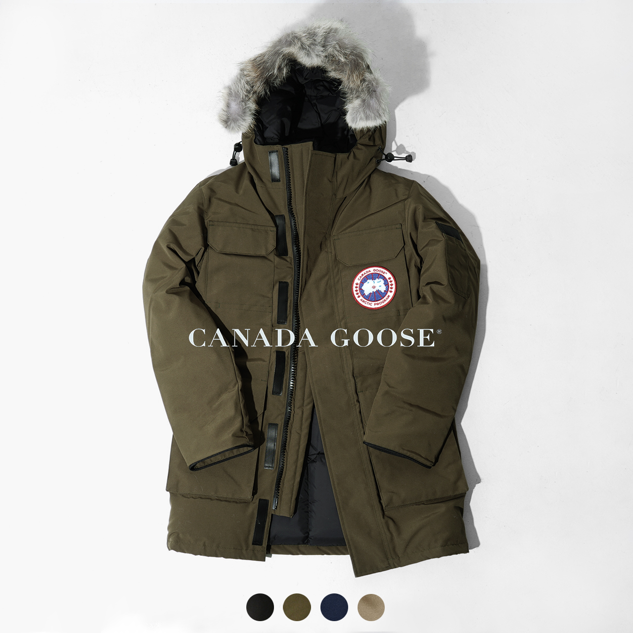 カナダグース Canada ダウン メンズ Canada メンズ Ff Goose シタデルパーカー Citadel Parka Ff ダウンジャケット コート 秋冬 アウター 4567ma 送料無料 Crouka クローカcanada Goose カナダグース 定番人気のミドル丈ダウンジャケット