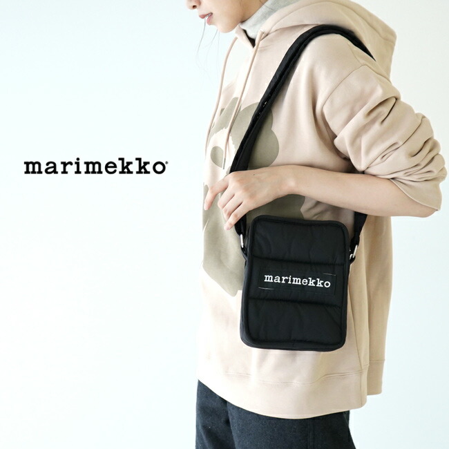 楽天市場 マリメッコ ショルダー バッグ レディース 秋冬 中綿 キルティング ブラック 524 6 Marimekko レイメア Leimea 送料無料 1002 Crouka クローカ