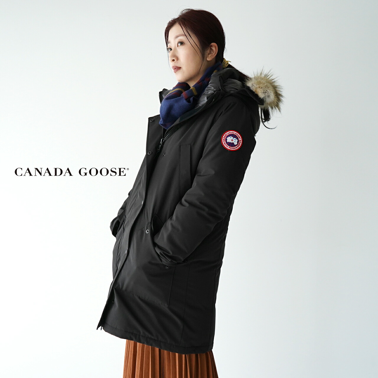 限定価格セール Parka Ellesmere パーカ エレスメア Goose Canada ダウン レディース カナダグース Ff 送料無料 1127 6555la ブラック 無地 ミドル丈 フード付き ファー付き 秋冬 レディース コート ダウンジャケット Canad Ellesmere Quintalafrancisca Com