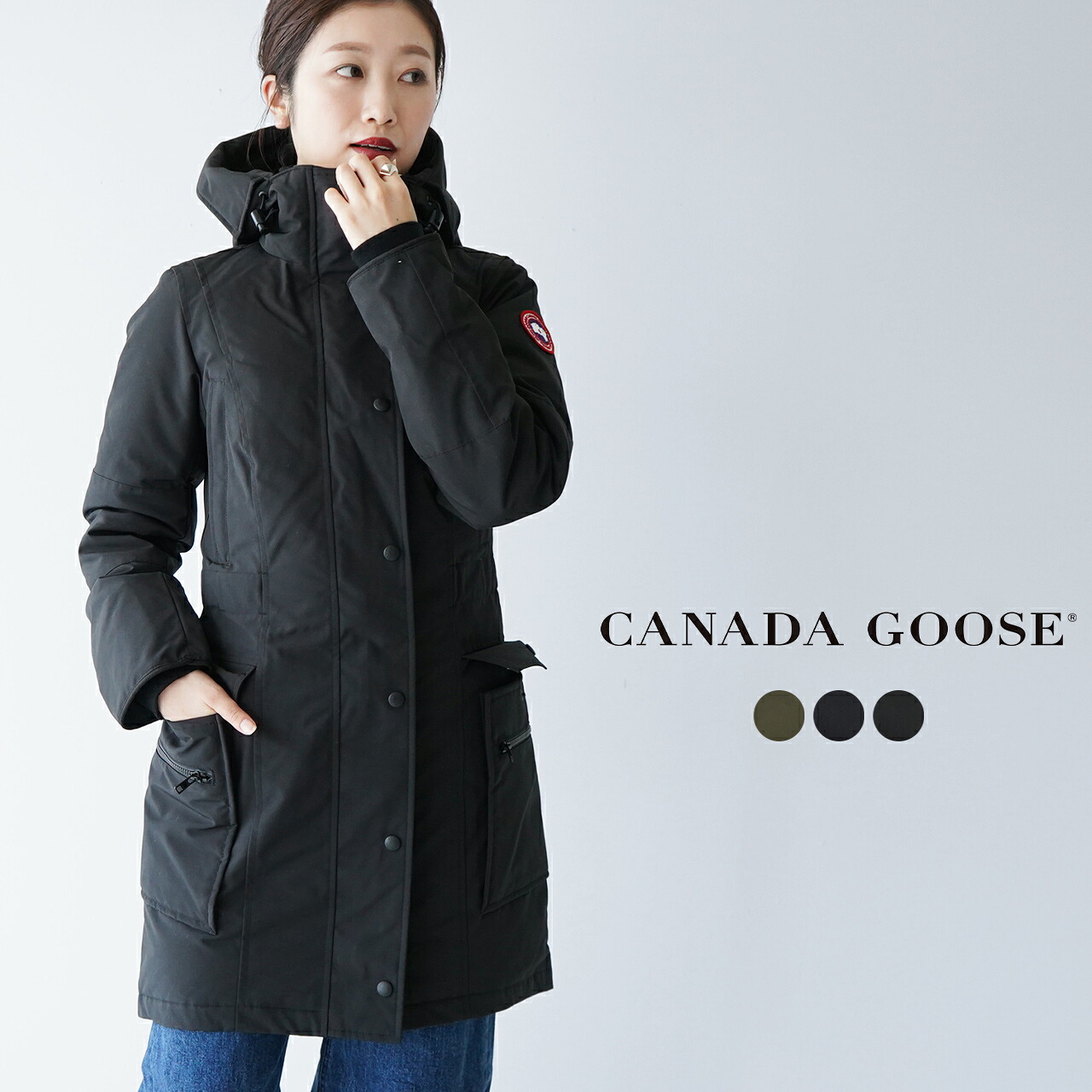 カナダグース CANADA GOOSE キンリー パーカー KINLEY PARKA フード 