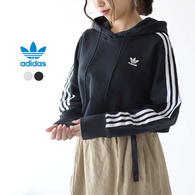 楽天市場 アディダス Adidas クロップド フーディー Cropped Hoodie ショート丈 フード付き プルオーバー パーカー レディース 春夏 トップス Ed7554 Ed7554 Fm3273 03 送料無料 Crouka クローカ