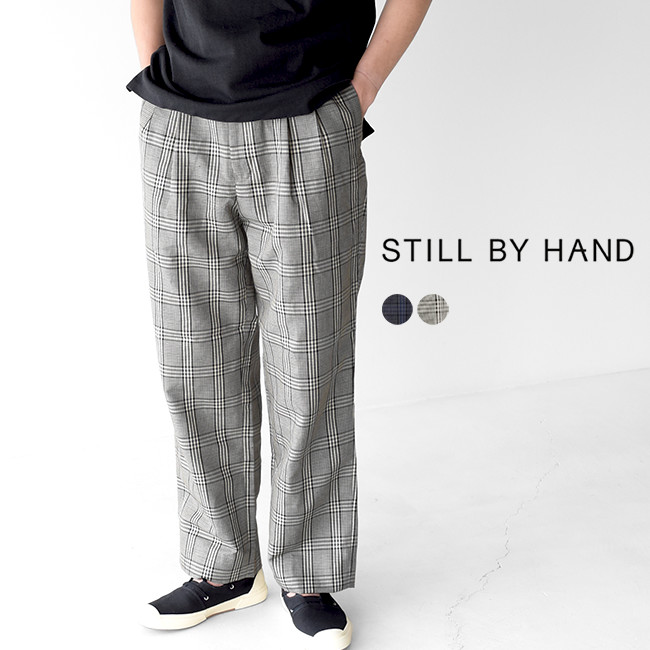 おすすめ Sale Off スティルバイハンド Still By Hand コットンリネン 2タック ワイドシルエット スラックス パンツ メンズ ボトムス Pt032 0505 セール 返品交換不可 Sale Crouka クローカ 100 正規品 Mahottaripost Com Np