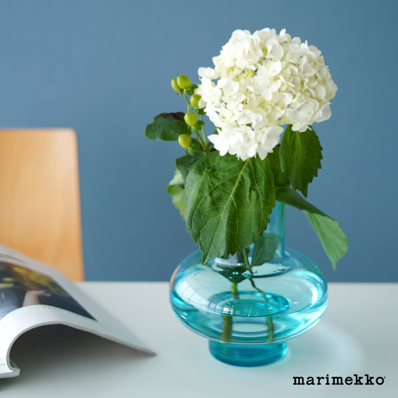 マリメッコ Marimekko フラワーベース 花瓶 Umpu Vase インテリア ガラス クリア 21秋冬 4 送料無料 0713 Voli Me