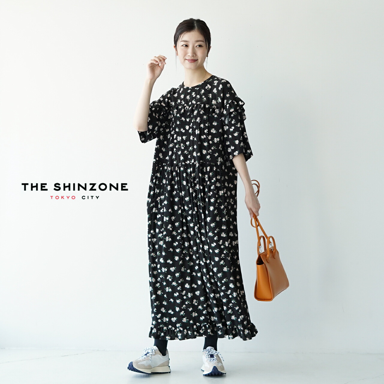 楽天市場 シンゾーン ロングワンピース The Shinzone フラワープリント Flower Print One Piece レディース 小花柄 フリル 21秋冬 21mmsop08 送料無料 07 Crouka クローカ