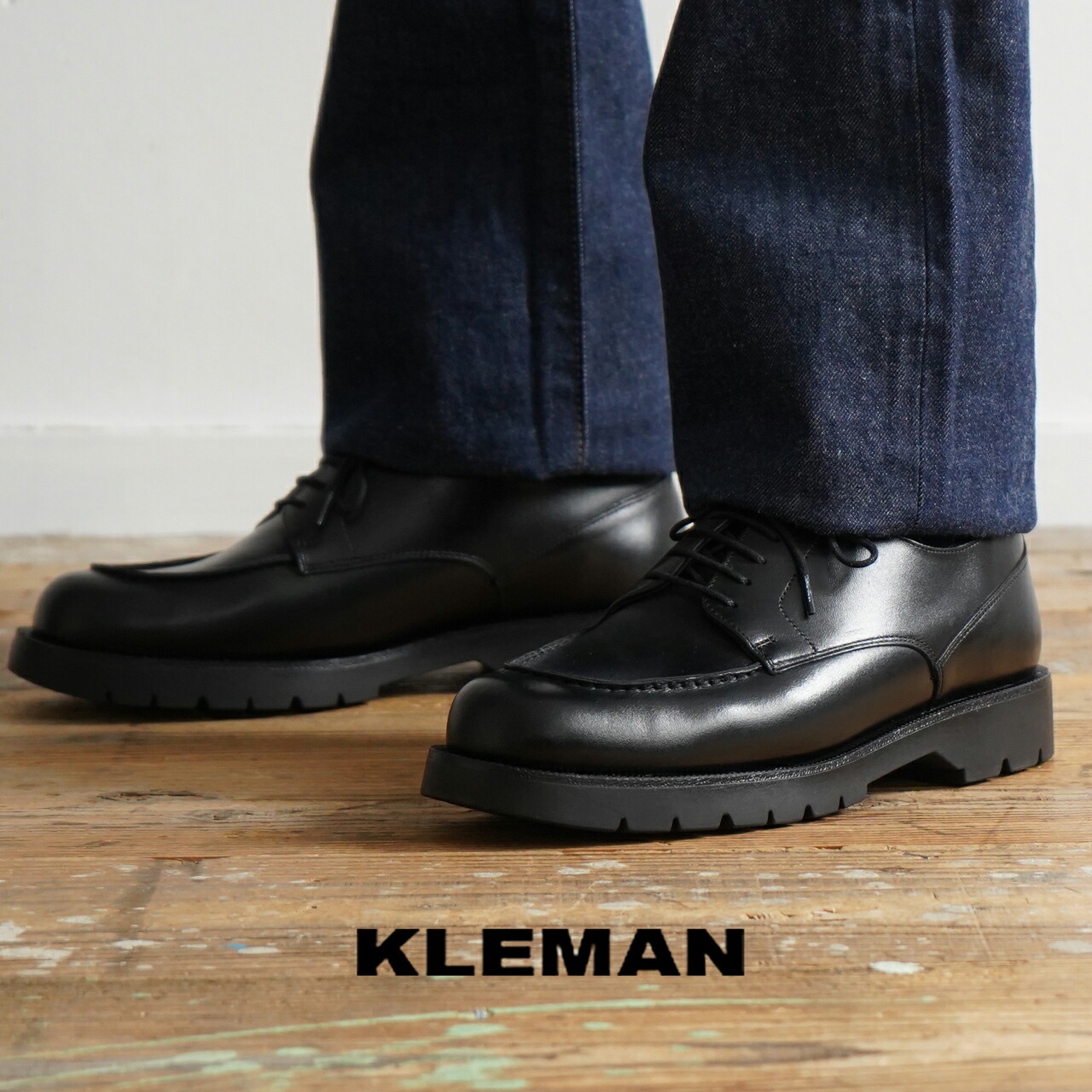 楽天市場】クレマン KLEMAN レースアップ レザー シューズ Uチップ