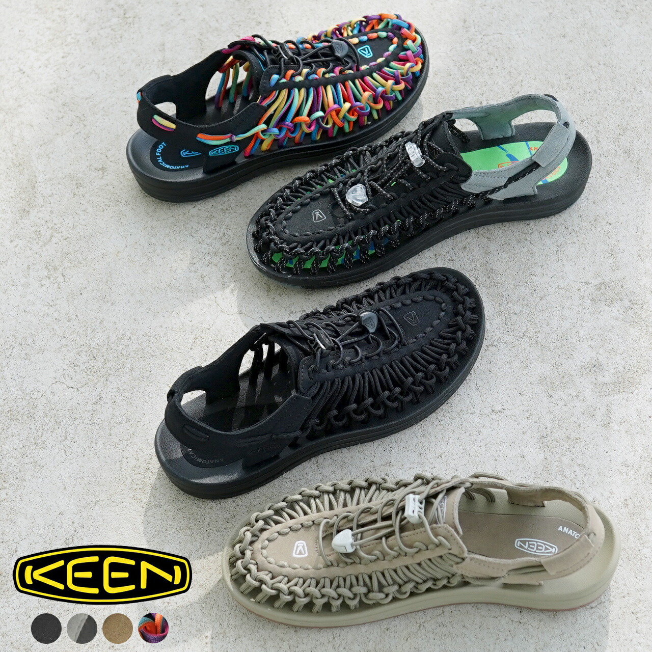 楽天市場 ポイント10倍 Keen キーン ユニーク サンダル Uneek メンズ 21春夏 ドローコード レースアップ アウトドア シューズ 送料無料 0312 Crouka Lr クローカ エルアール