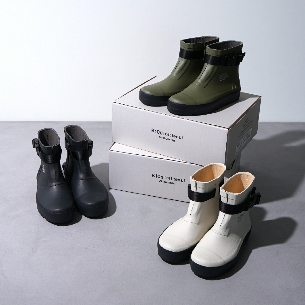 楽天市場 ムーンスター エイトテンス Moonstar 810s マルケ Marke ショート丈 ワークブーツ レインブーツ 長靴 シューズ レディース メンズ 靴 22 0cm 30 0cm 送料無料 Crouka クローカ