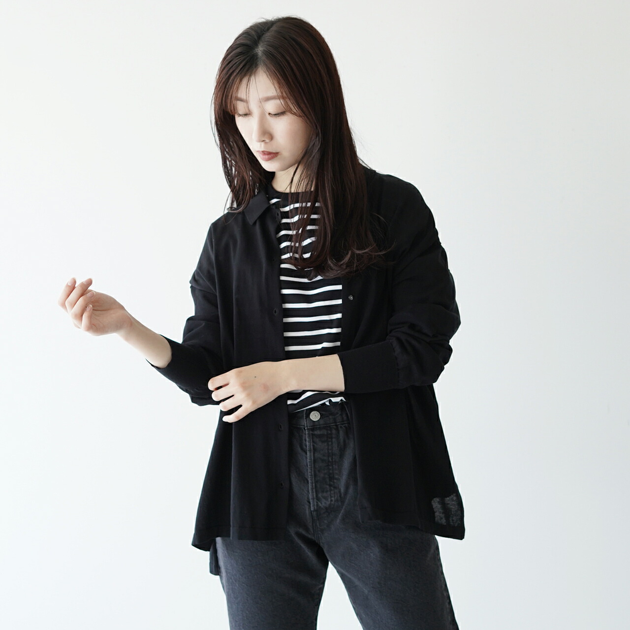 シン一画 カーディガン レディース The Shinzone ポロyシャツ 21春夏 長袖 ポロカーディガン レギュラー趣 広い 羽織 エアコン策 墨染め ベージュ パッティンググリーン フリー号数 21mmsni03 Polo Cardigan 送料無料 0409 Acilemat Com