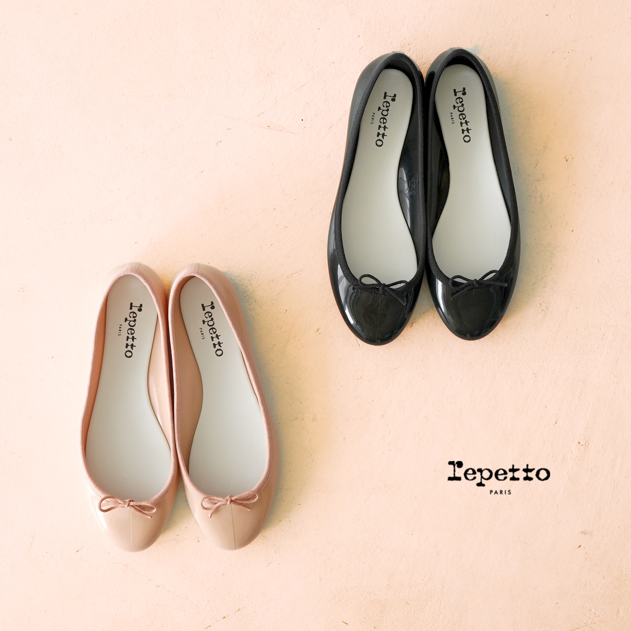 楽天市場 Sale 50 Off レペット バレエシューズ サンドリオン ベイビー Repetto レイン バレエシューズ Cendrillon Baby レディース リボン 無地 フラット ブラック ベージュ 23 0cm 24 5cm 512 1 0504 送料無料 セール 返品交換不可 Sale