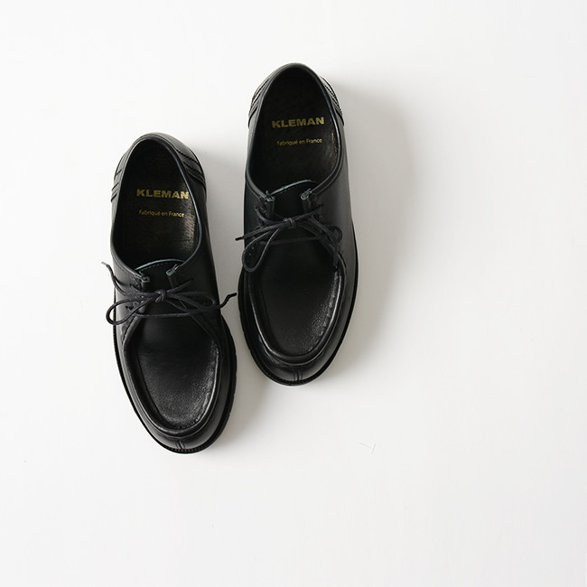 クレマン Kleman 革靴 レザー チロリアンシューズ レディース 21春夏 黒いこと 牛皮 フランス共和国製 22 5cm 24 5cm パドレ 婦人 Padre Women 送料無料 0315 Cannes Encheres Com