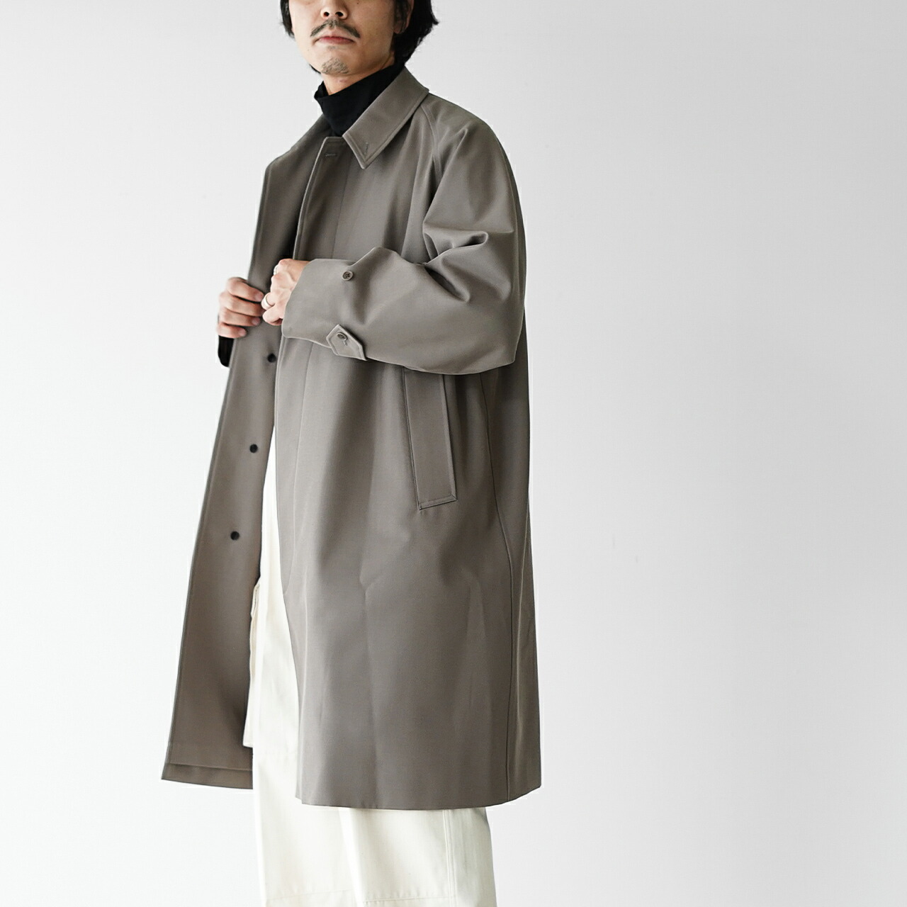 送料無料（一部地域を除く）】 キャプテンサンシャイン KAPTAIN SUNSHINE ウォーカーコート Walker Coat ステンカラー  Aライン コート メンズ 2022秋冬 KS22FCO03 0705 cloud.nout.am