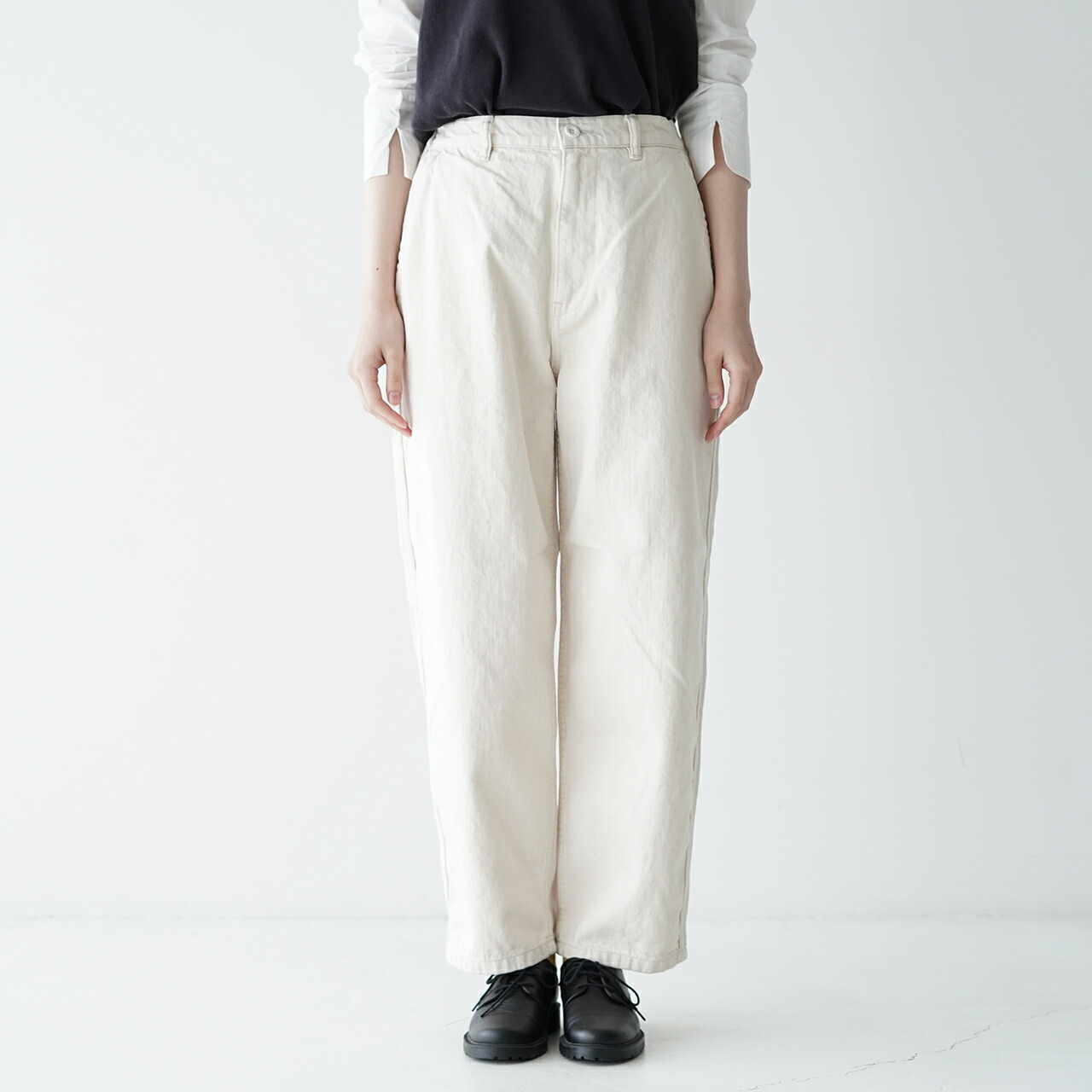 ダントン DANTON コットンツイル デニム イージーパンツ COTTON TWILL ...