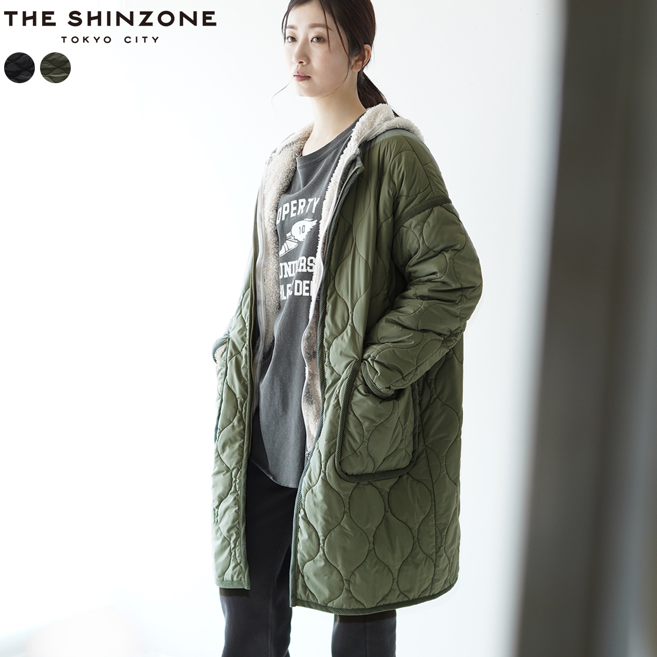 THE SHINZONE ザシンゾーン チェスターコート ウール100% 日本製+