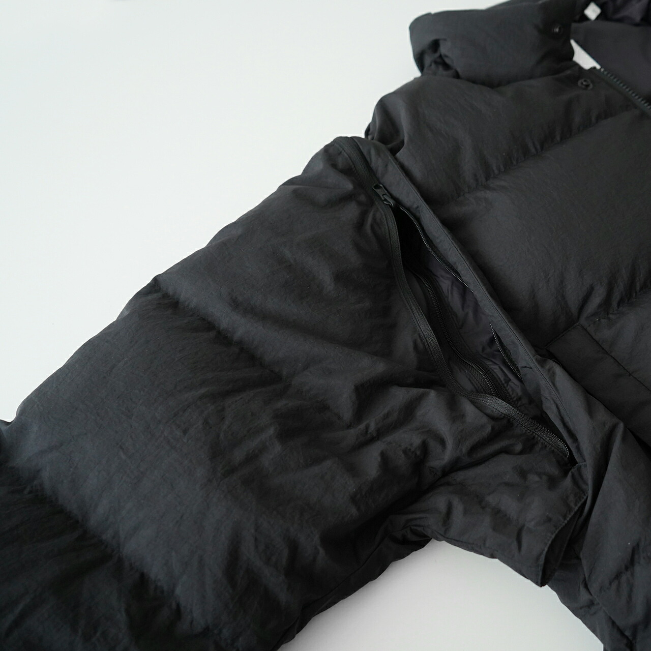 ジムフレックス Gymphlex 2ウェイ スタンドカラー ダウンジャケット ショート