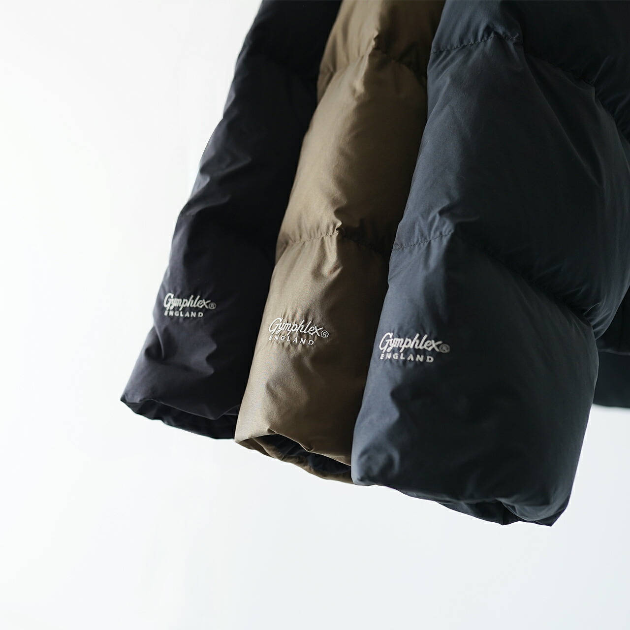ジムフレックス Gymphlex 2ウェイ スタンドカラー ダウンジャケット ショート