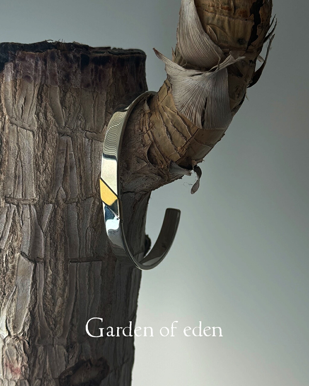 ガーデンオブエデン Garden of Eden バーメイル スラッシュ バングル vermeil slash bangle (L) シルバー925 9K ゴールド 金 銀 ブレスレット ジュエリー アクセサリー レディース メンズ 23AW0030718 ギフト