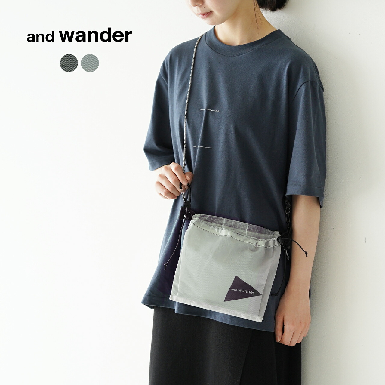 新品・未使用and Wander Cuben Fiber サコッシュ ショルダーバッグ