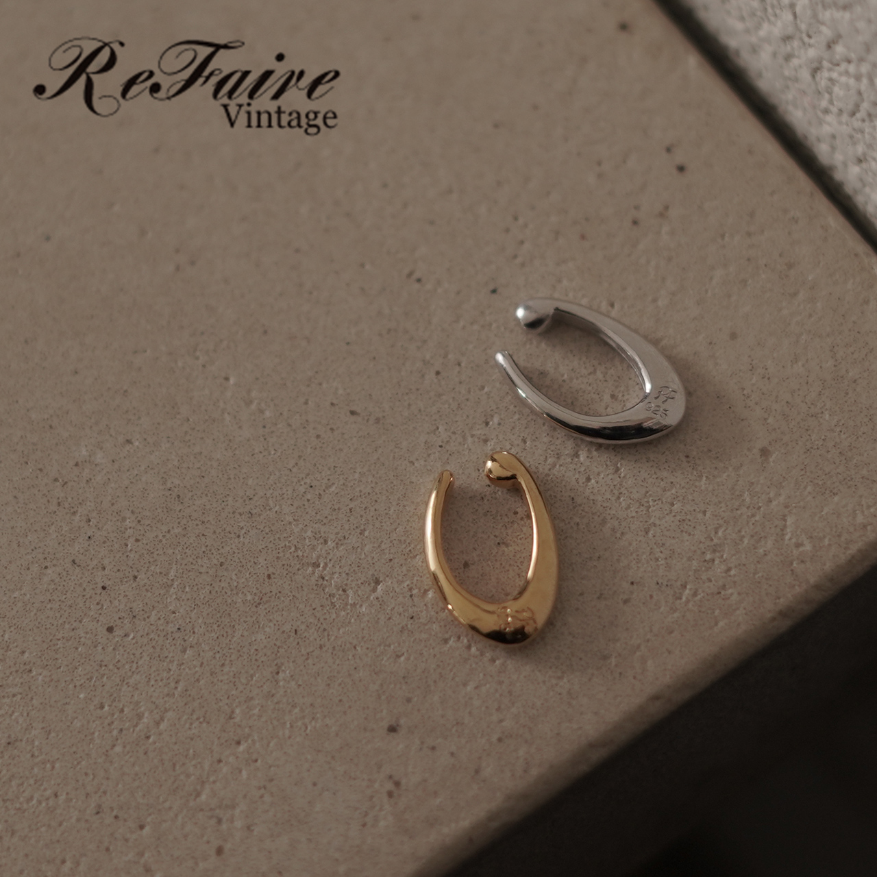 楽天市場】ルフェール ReFaire タフ イヤーカフ Tough EarCuff 23K