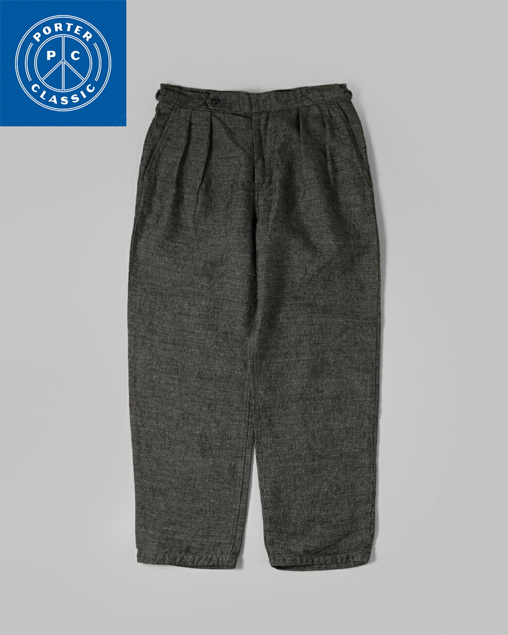 楽天市場】[送料無料]PORTER CLASSIC : OLYMPIC TUCKED PANTS