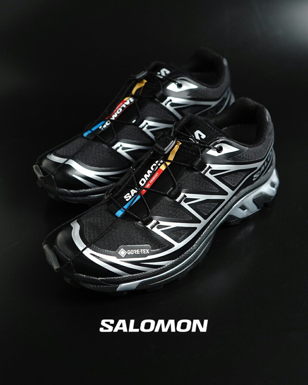 SALOMON/サロモン/XT-6 L41086600　ゴアテックス XT-6 GORE-TEX 黒 (XT-6 ゴアテックス)| スニーカー・防水