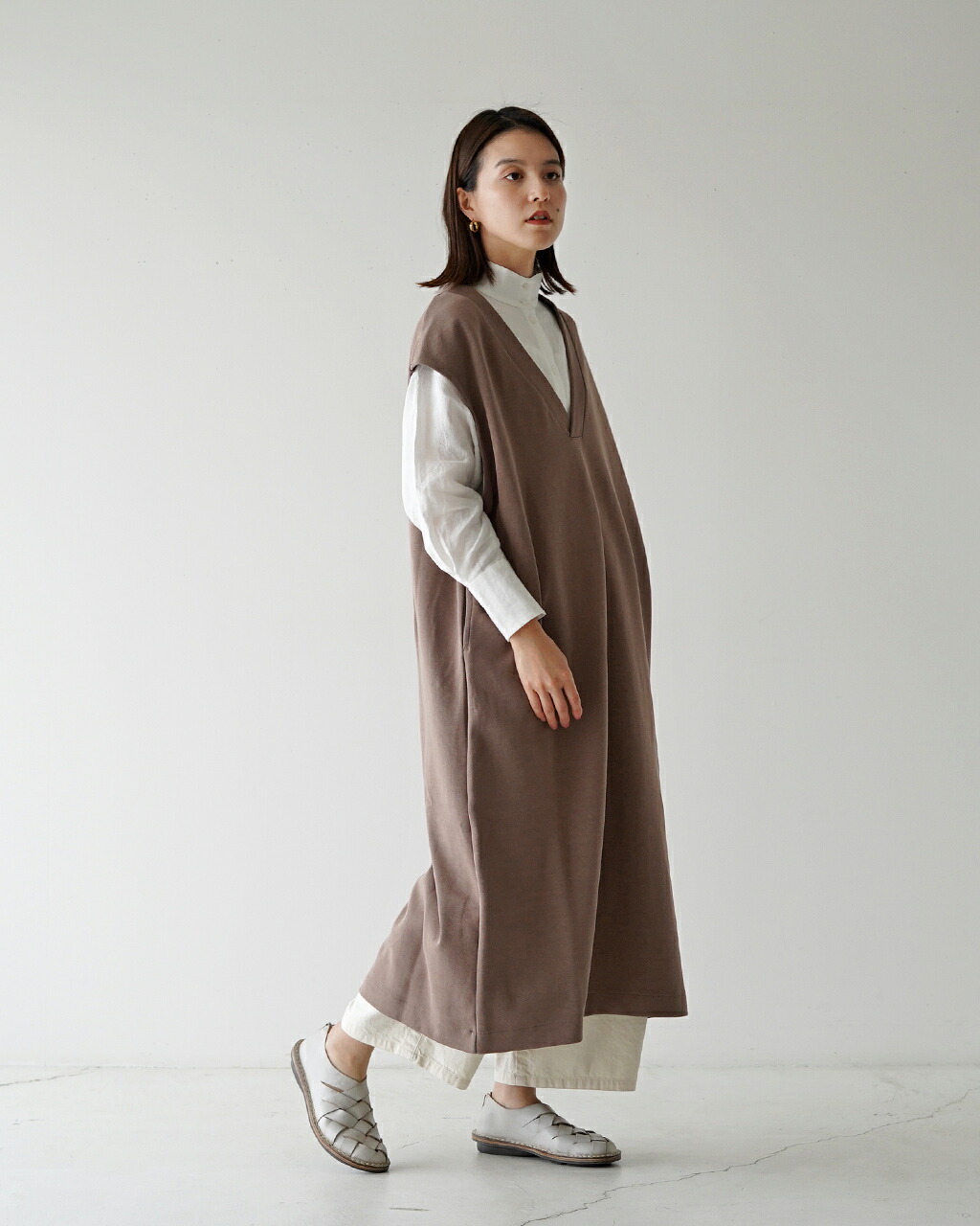 セット SETTO オッカケシャツ okkake shirt スタンドカラー クラシック 