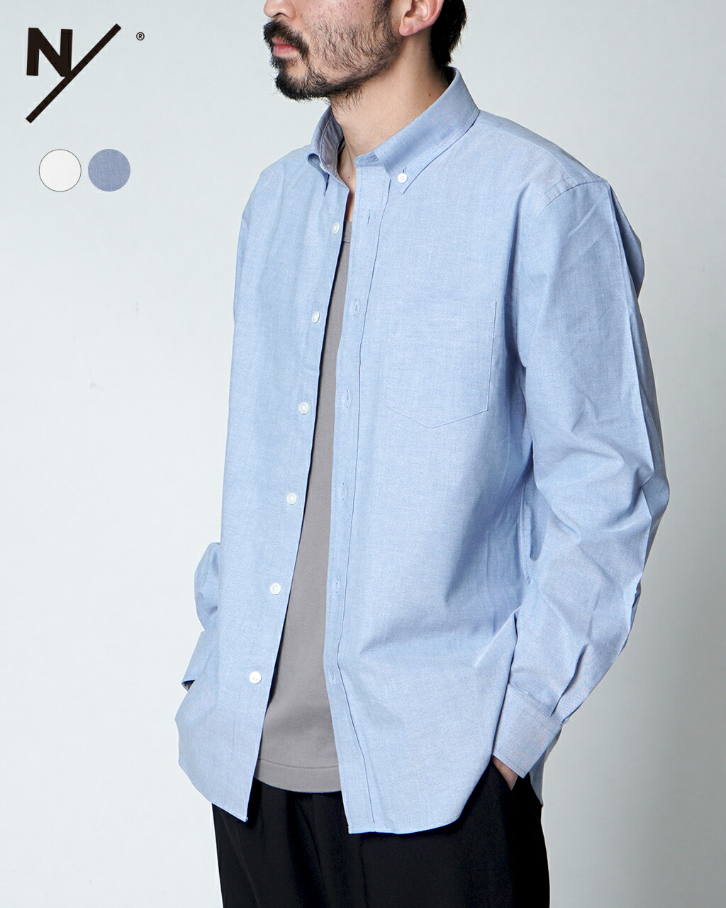 【楽天市場】ニュートラルワークス NEUTRALWORKS ロングスリーブ スタンダード オックスフォード ボタンダウン シャツ LONG SLEEVE STANDARD OXFORD BD