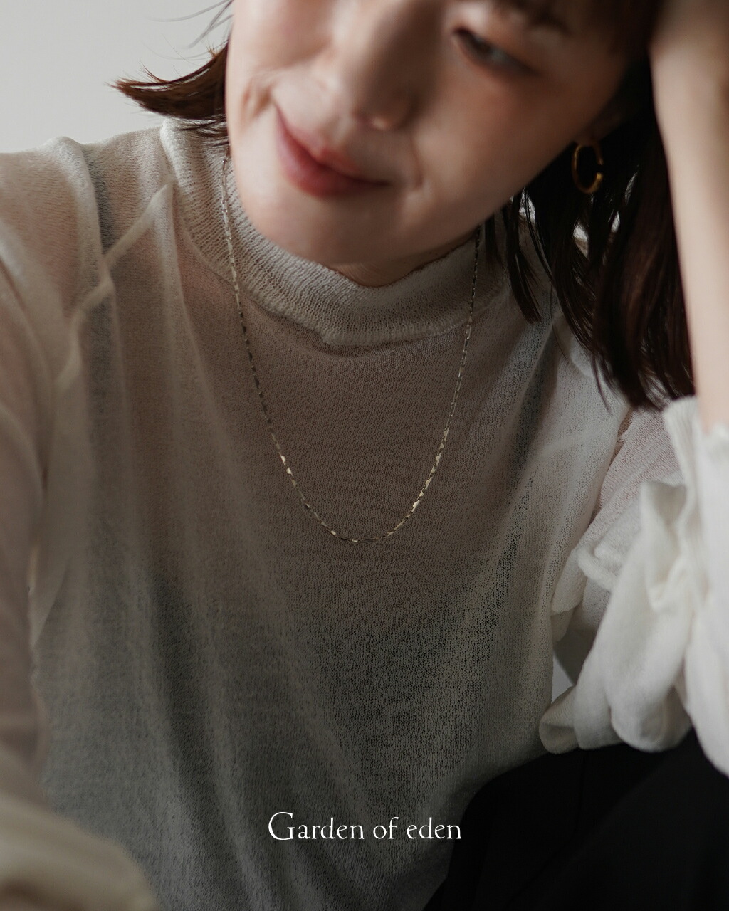 ガーデンオブエデン GARDEN OF EDEN チェーンネックレス 50cm レディース メンズ HES CHAIN NECKLACE シルバー925 アクセサリー ジュエリー プレゼント ED25AW-001 0727|Crouka/クローカ