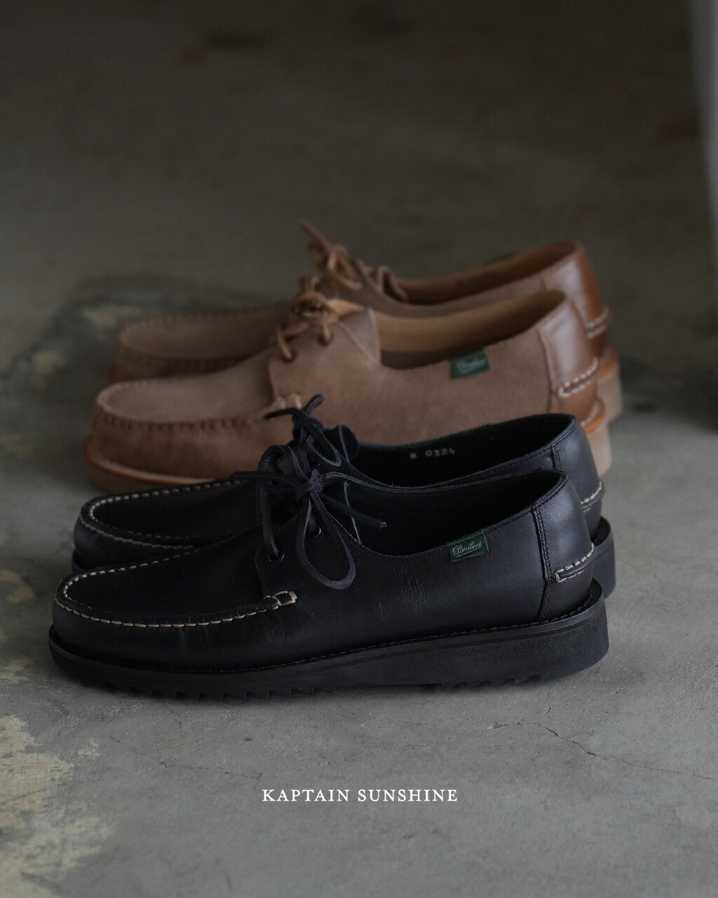 パラブーツ × キャプテンサンシャイン ドマング AMERICA KAPTAIN SUNSHINE (キャプテンサンシャイン) ×paraboot DOMINGUE