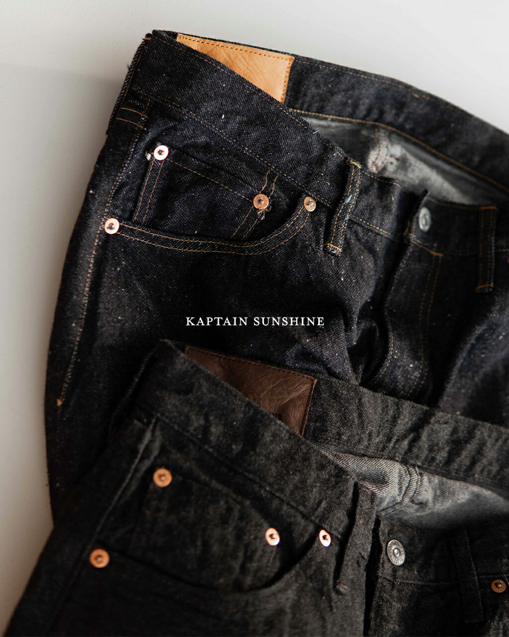楽天市場】KAPTAIN SUNSHINE / Baker Pants (KSBSPT01) / BLACK