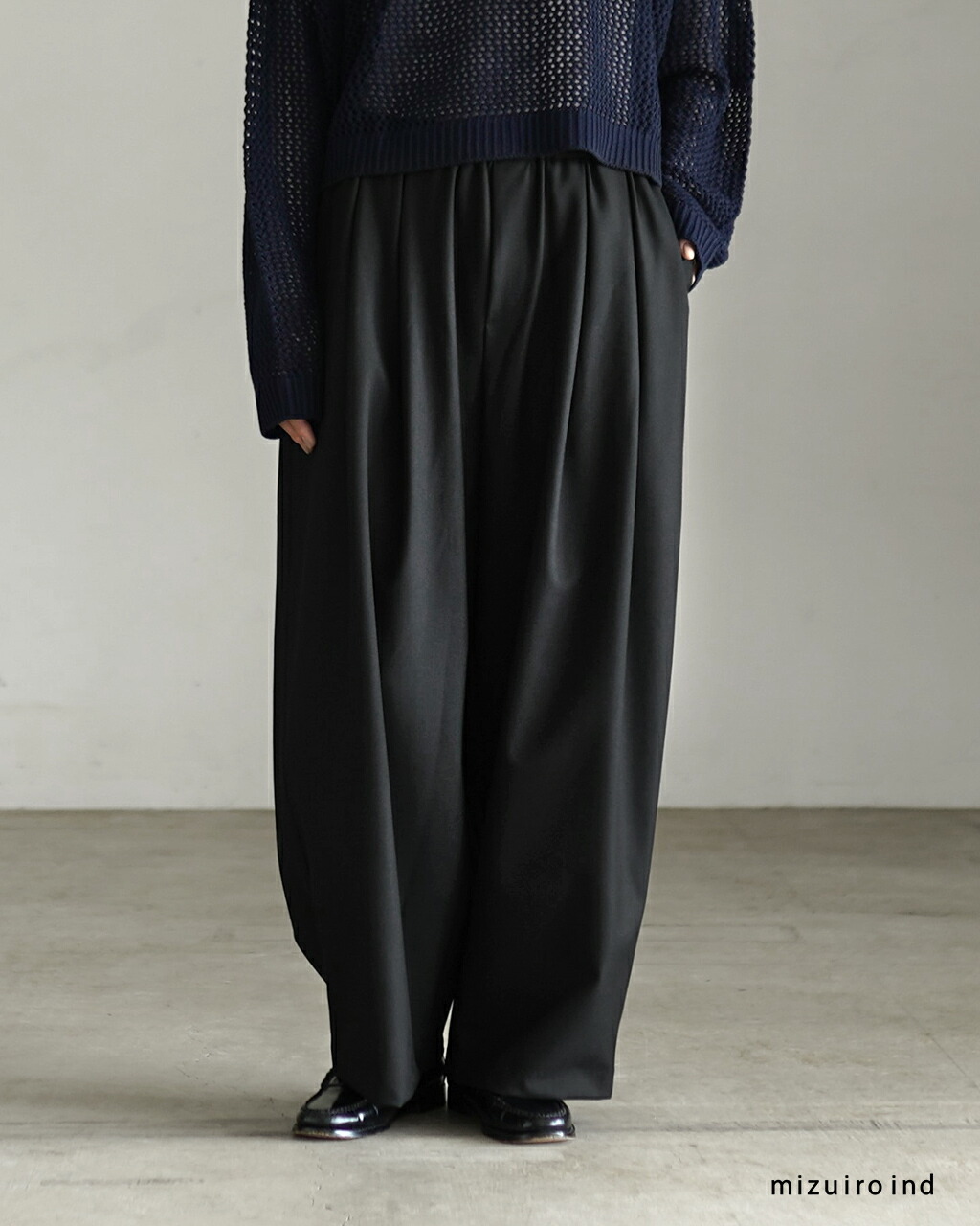 楽天市場】ミズイロインド mizuiro ind ペインター イージーパンツ