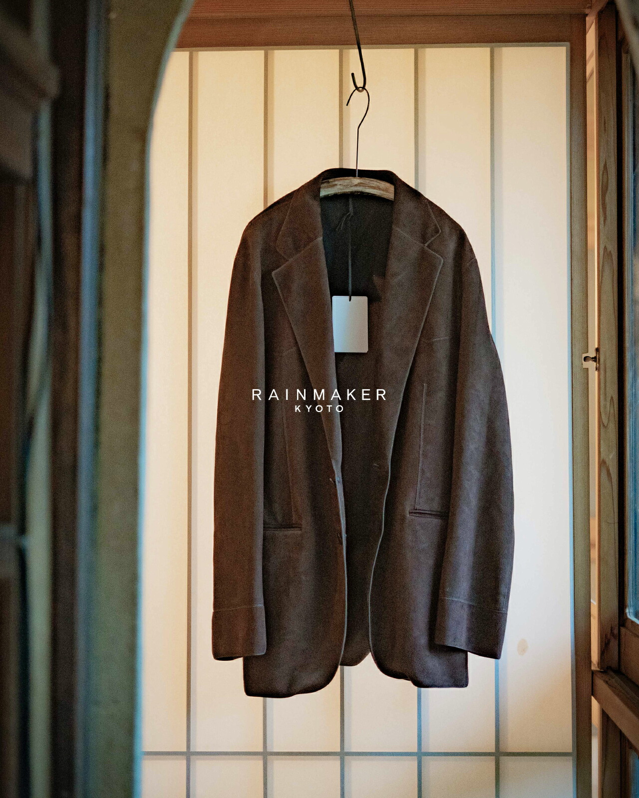 レインメーカー RAINMAKER スエード ウエスタンジャケット メンズ SUEDE WESTERN JACKET RM252-001 レザージャケット テーラードジャケット シングルブレスト アメリカン 袖裏地 0916