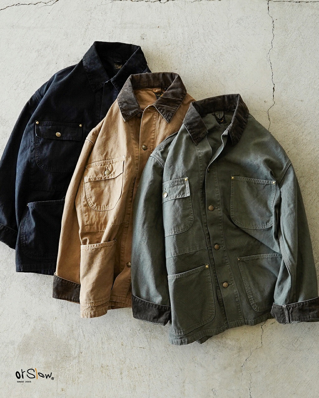 楽天市場】オアスロウ orslow カバーオール デニムジャケット