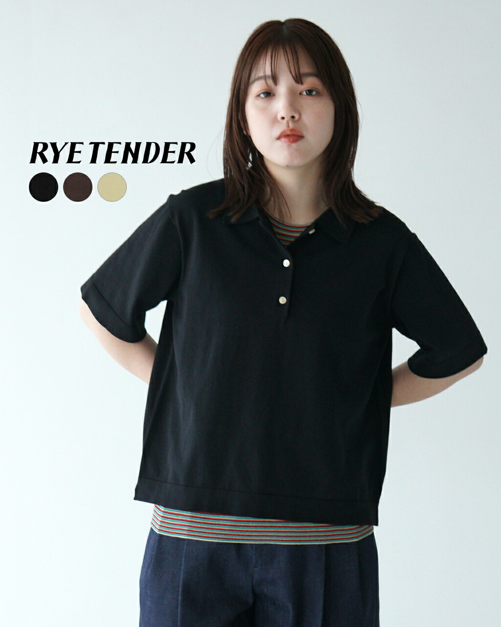 楽天市場】ライテンダー RYE TENDER セーラム ニット ポロ