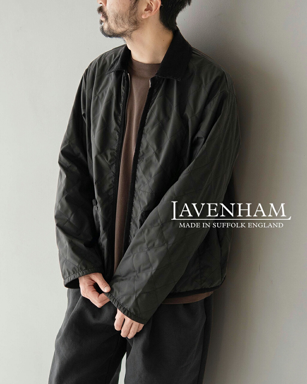 ラベンハム Lavenham アンワディッド テイナム メンズ UNWADDED TEYNHAM MENS ライトアウター ジャケット キルティング 羽織り LV11018 0226 cpn123