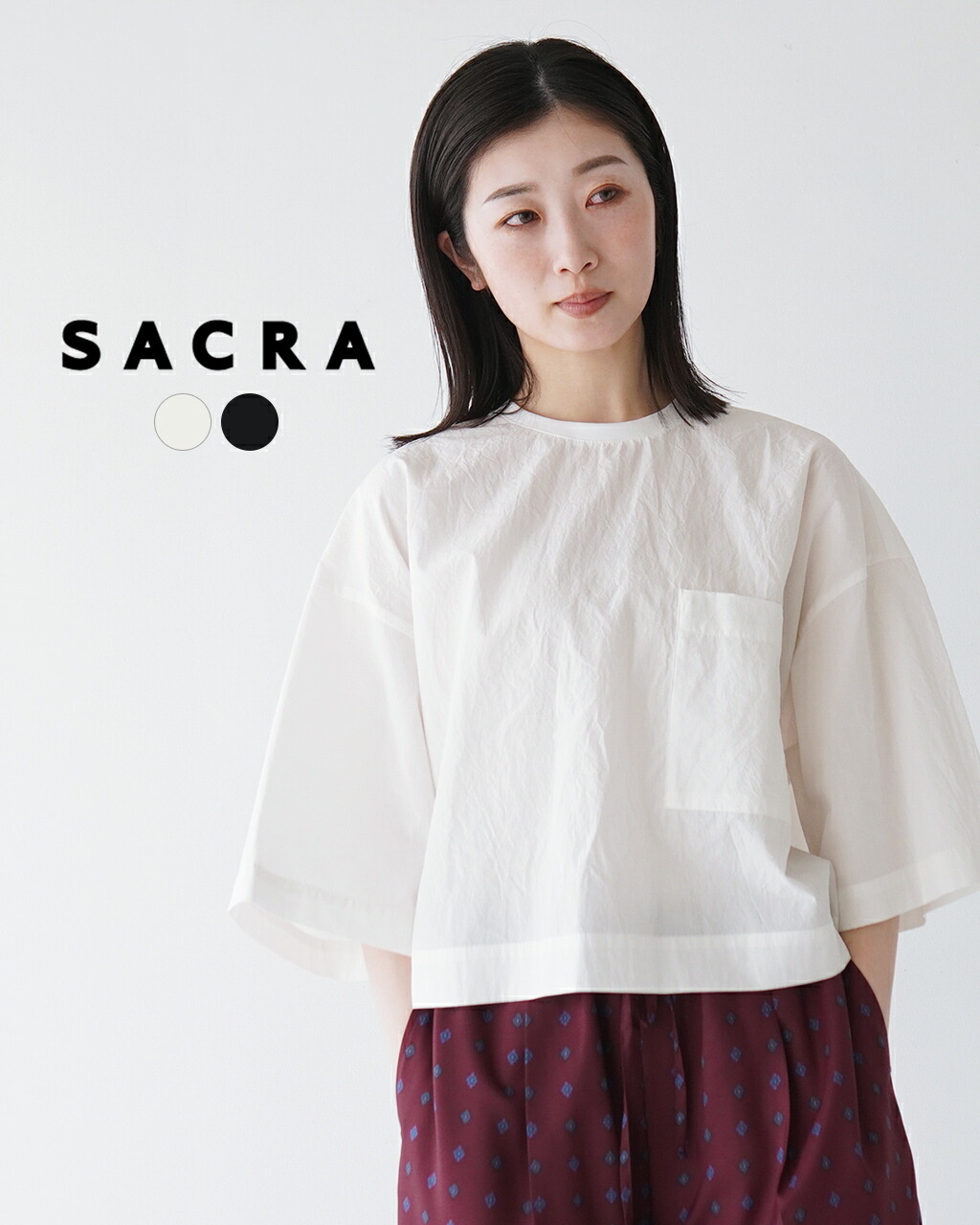 SACRA(サクラ)のコットンカットソー通販 | 集英社HAPPY PLUS STORE