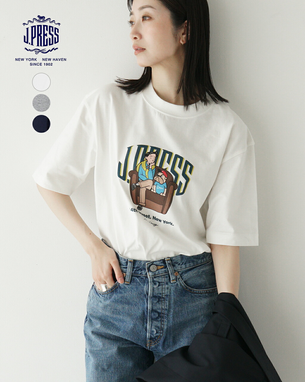 SALE！ジェイプレスオリジナルズ J.PRESS ORIGINALS J.PRESS Tシャツ ボーイズプリントT J.PRESS BOY'S PRINT-T KH OA GM 0091 J.PRESS SALE！ジェイプレスオリジナルズ ORIGINALS Tシャツ