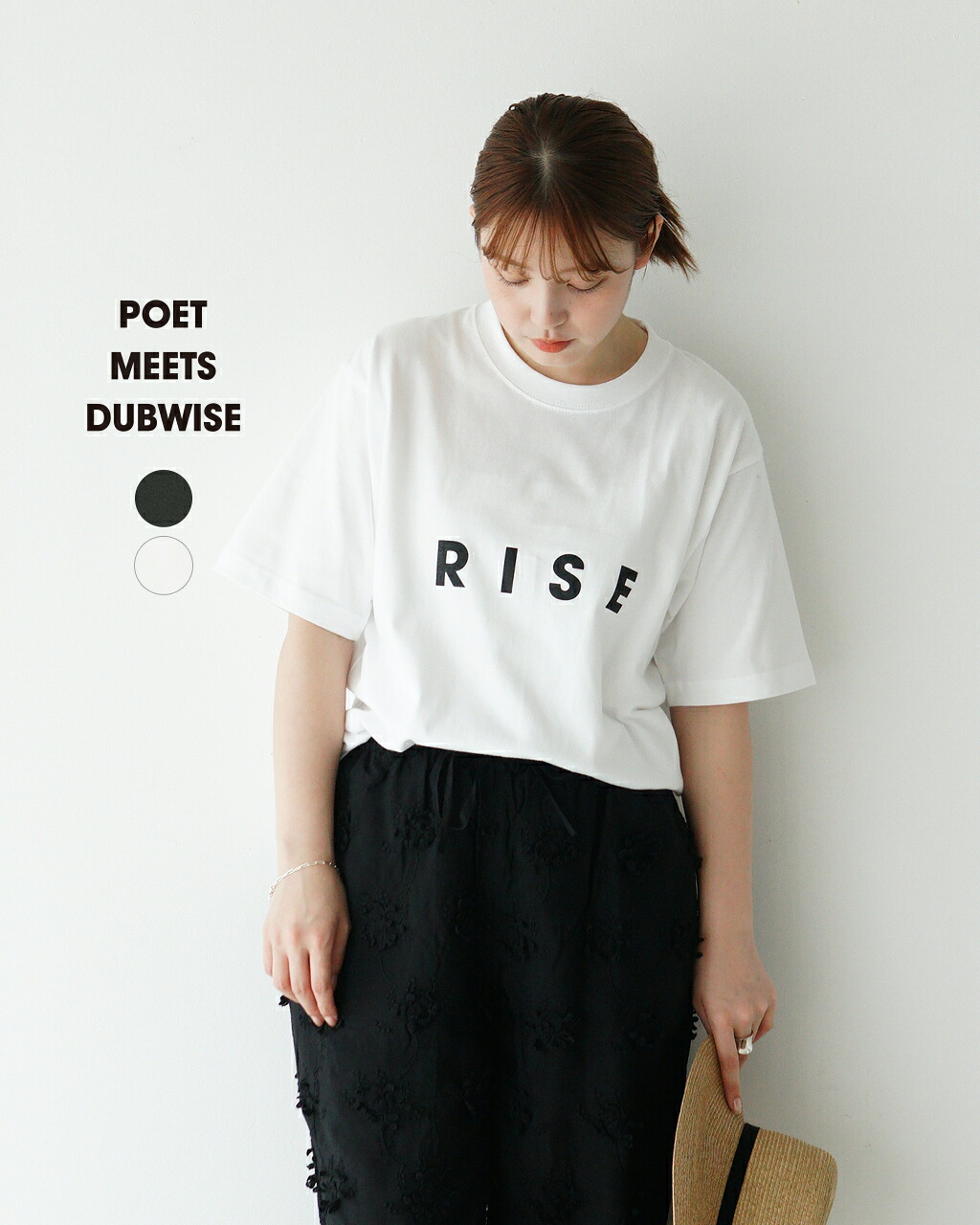 【楽天市場】ポエトミーツダブワイズ POET MEETS DUBWISE ライズ 半袖 Tシャツ レディース メンズ RISE T-Shirt ...
