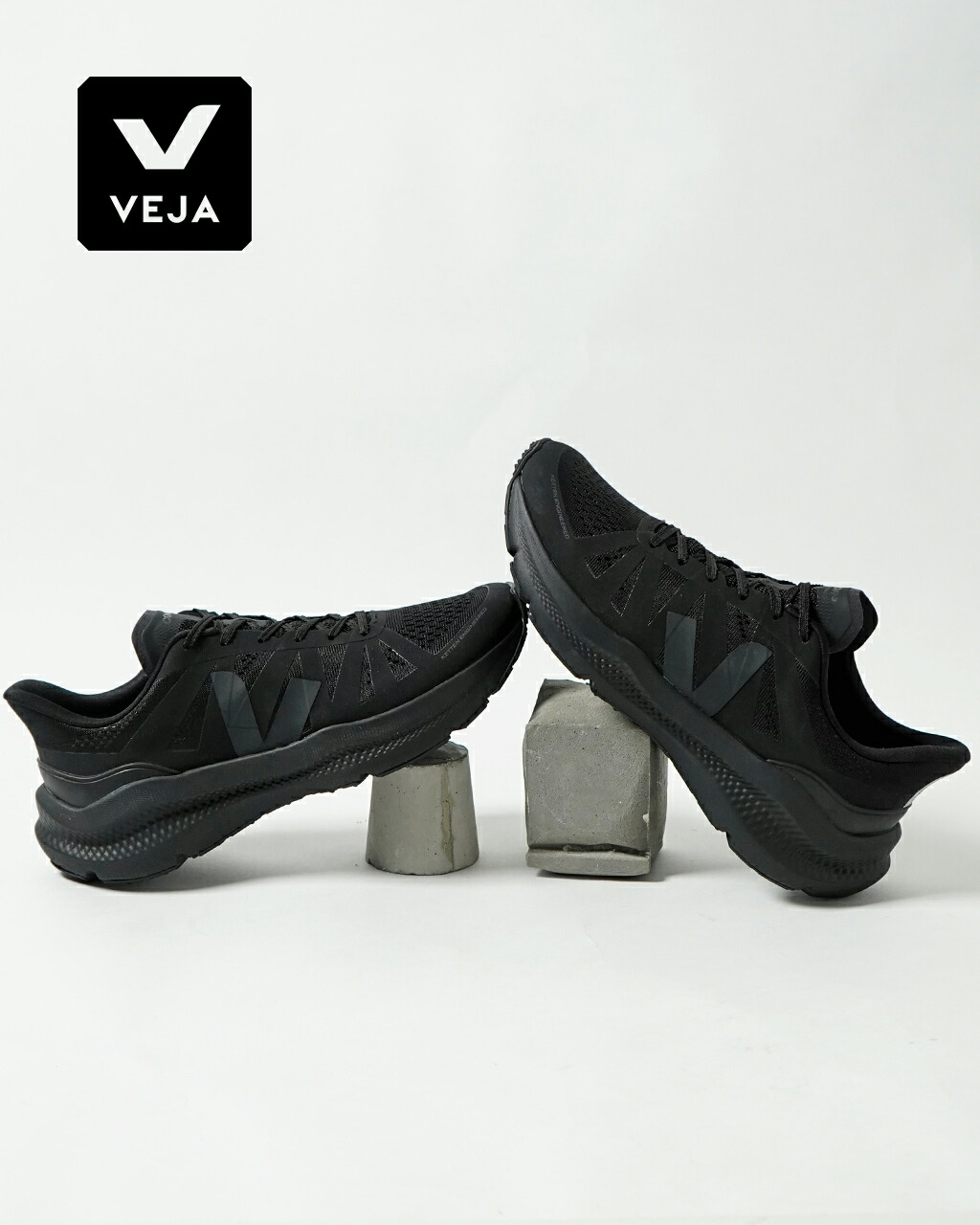veja　ベジャ　ブラック ハイカットスニーカー　レザー　レースアップ 楽天市場】VEJA メンズ スニーカー V-15 V15 FULL BLACK フル
