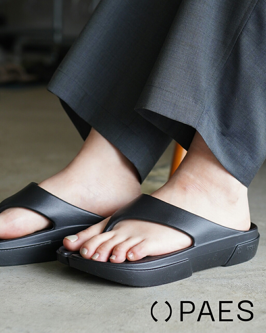 【PAES】★韓国人気★Flipflopブラックコーティングタビサンダル 楽天市場】【SALE 20％OFF】PAES（ペイズ）/PAES-FLIP FLOP タビ
