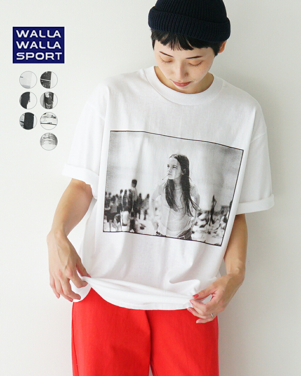 WALLA WALLA SPORT/　9oz TUBE SLEEVELESS TEE IVORY