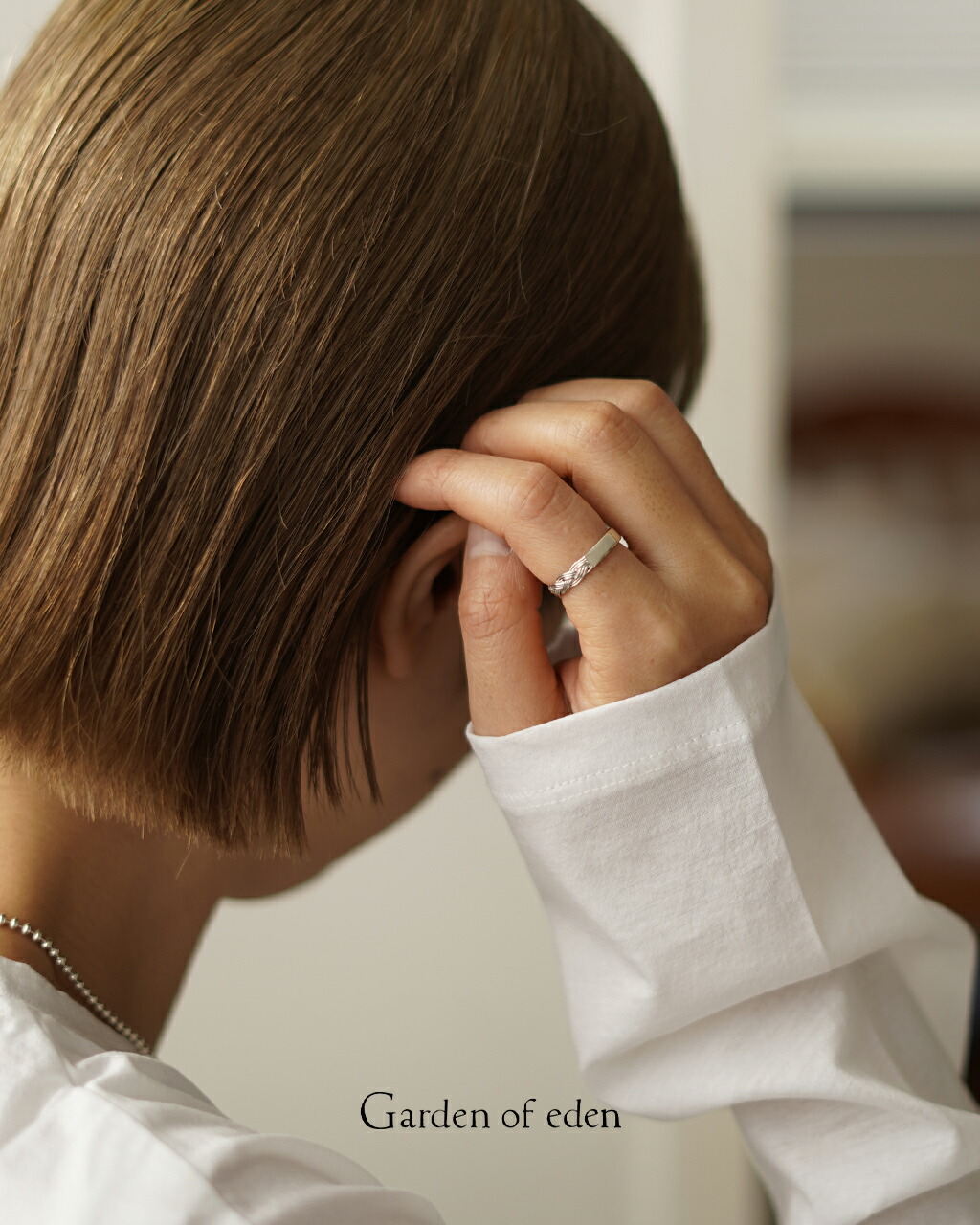 ガーデンオブエデン GARDEN OF EDEN 編ミ込ミIDリング レディース メンズ BRAID ID RING ED25AW-026 1202｜Crouka／クローカ